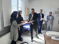 حضور مدیر بازرسی دانشگاه در شبکه بهداشت و درمان درمیان و دیدار با همکاران در واحد های تابعه شبکه 